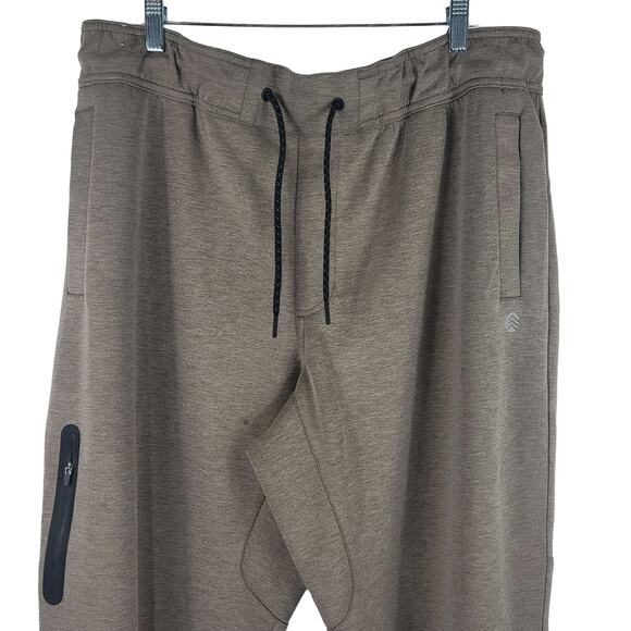 Solaris Tan Athletic Hiking Casual Winter Workout Men's Sweatpants XXL - Picture 2 of 5